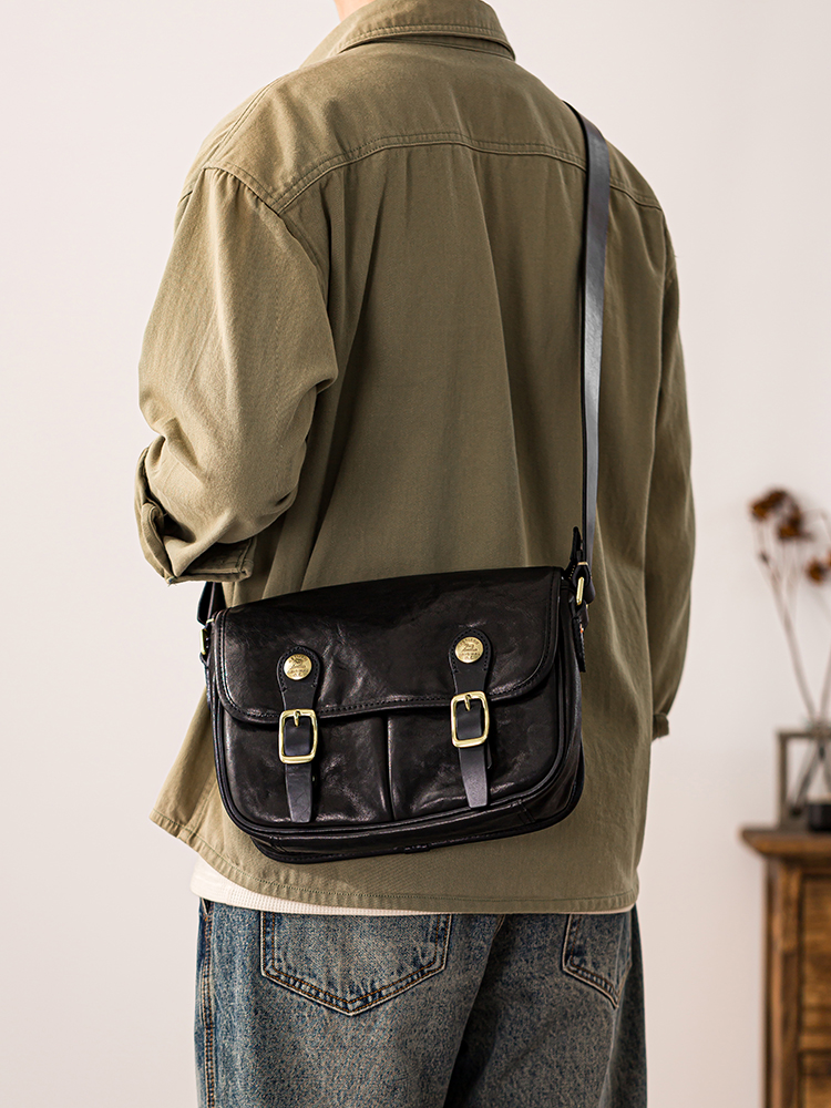 Leatherwork Designs - Outdoor casual high-quality genuine leather men's