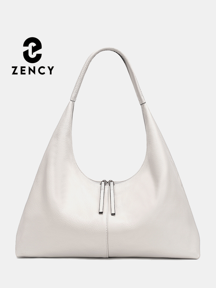 Leather Work Handbags For Women - Zency Large Capacity Tote Bag Genuine