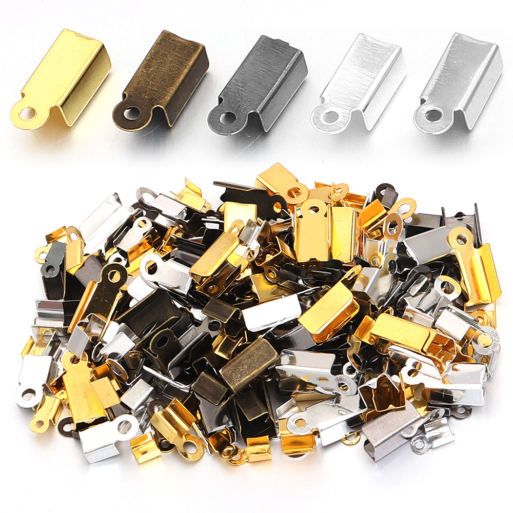 Leatherwork Beginner - 200pcs/lot Cove Clasps Cord End Caps