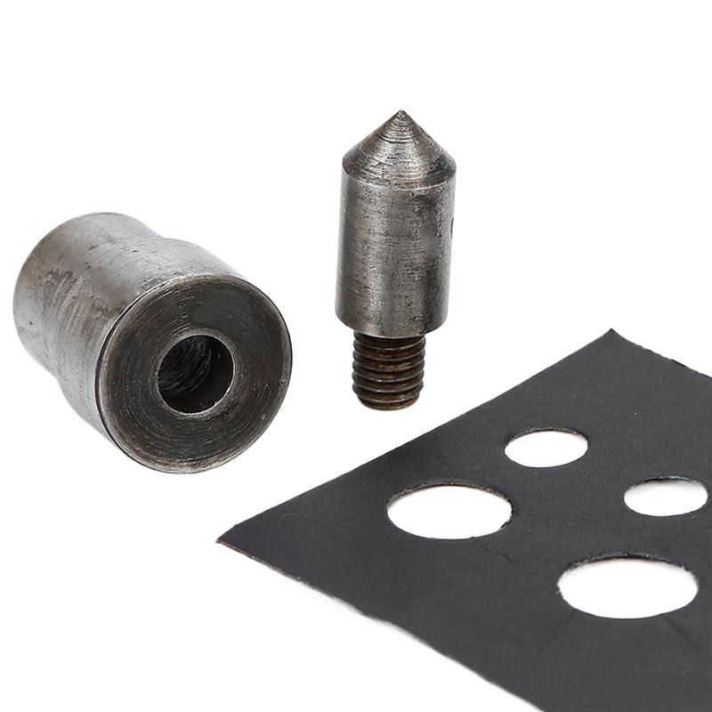 Leatherwork Manual - Manual Leather Hole Punch Set: Hand