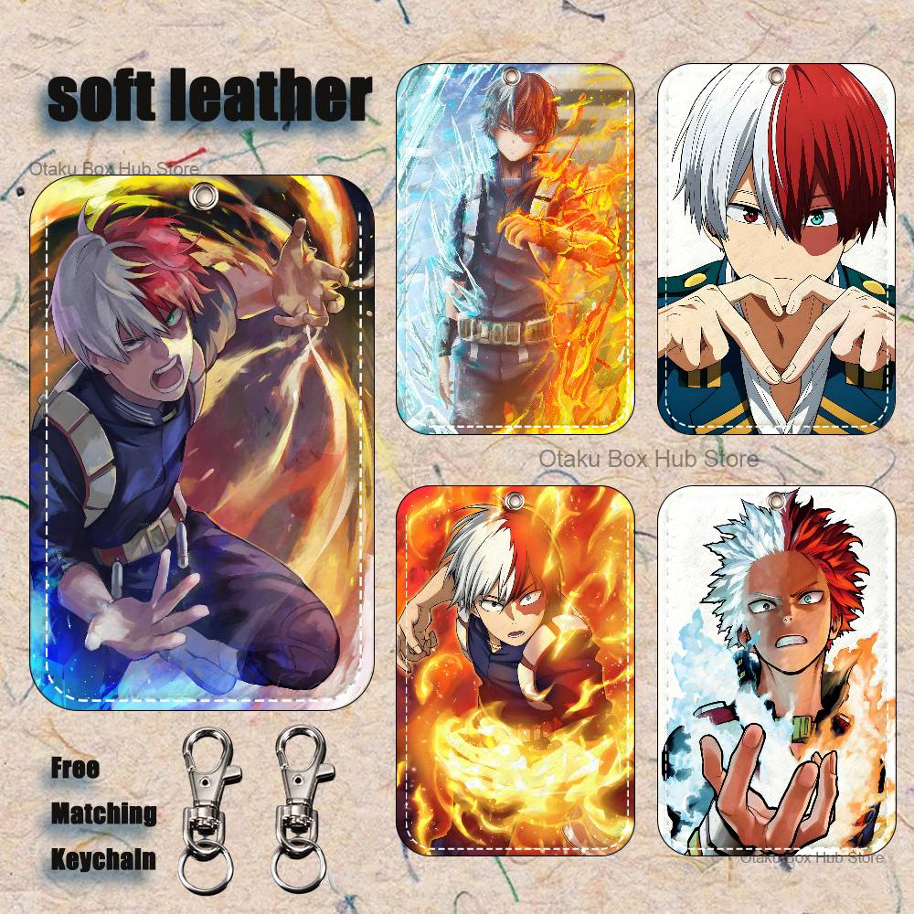 Leather Work In My Area - My H-Hero Todoroki Holder Keychain For
