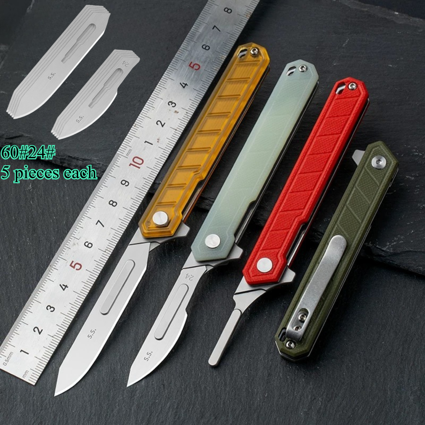 Leatherwork Manual - New Knife with Replaceable Blade G10