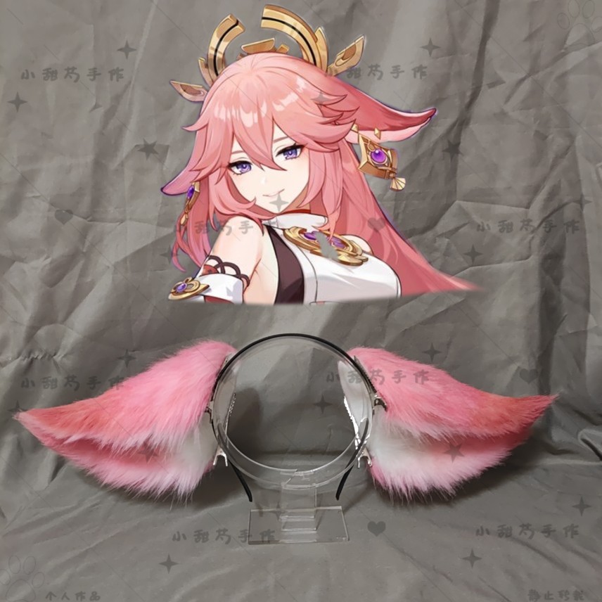 Leather Work Japan - Anime Genshin Impact Yae Miko Cosplay