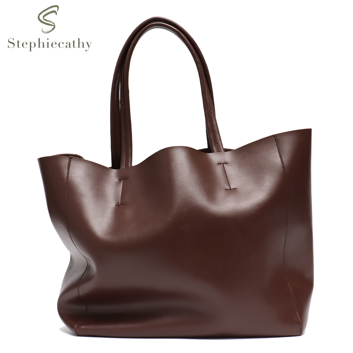 Leatherwork Designs - Large Capacity Tote Handbag for Women