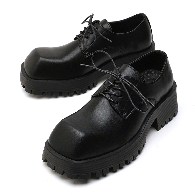 Leather Work Japan - Platform Shoes for Men Brand Leather