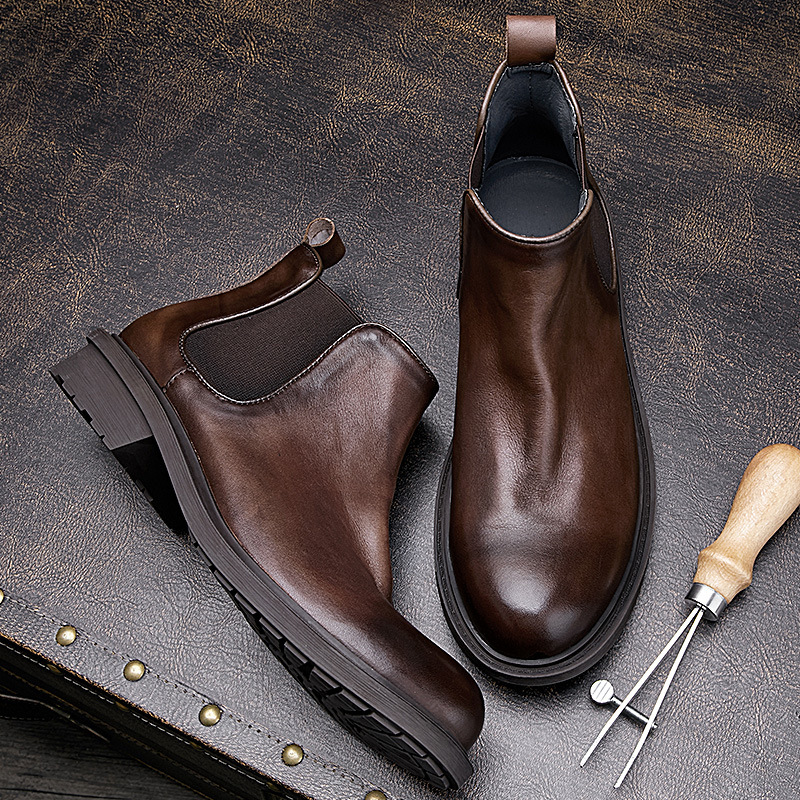 Leatherwork Designs - Men's Autumn Motorcycle Boots | Genuine