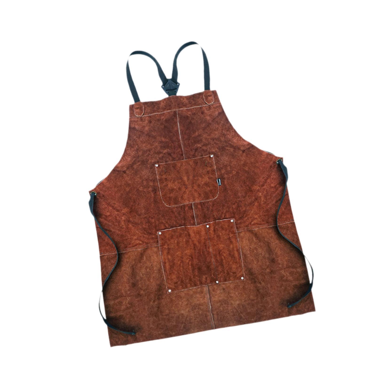 Leather Work Japan - Workshop Garage Apron Wear Resistant Heat