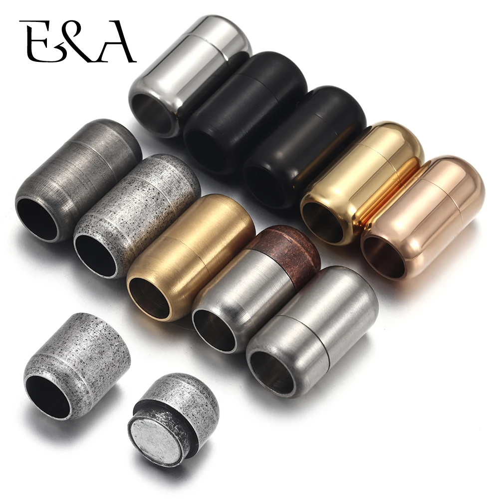 Leatherwork Beginner - Stainless Steel 3mm-8mm Round Magnetic Clasps