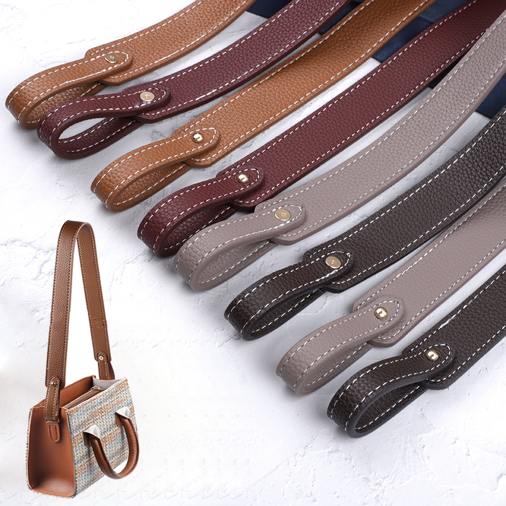 Leatherwork Hardware - Litchi Pattern Leather Bags Strap Adjustable