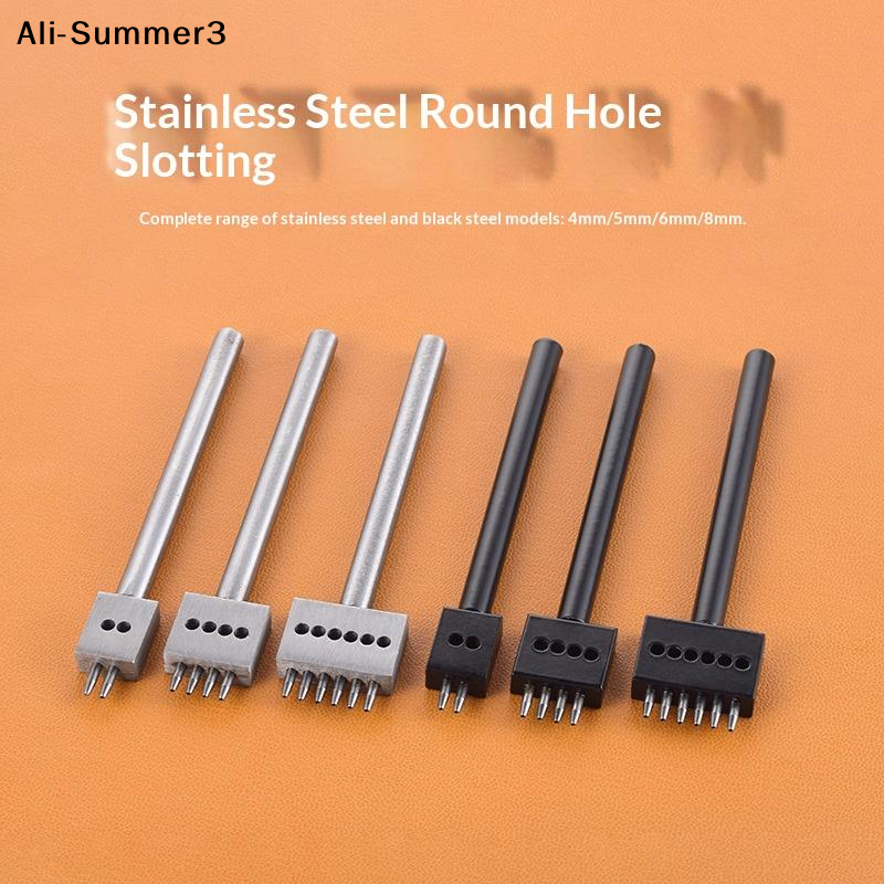 Leatherwork Manual - 【J3a】3Pcs Manual Leather Hole Punch Tool