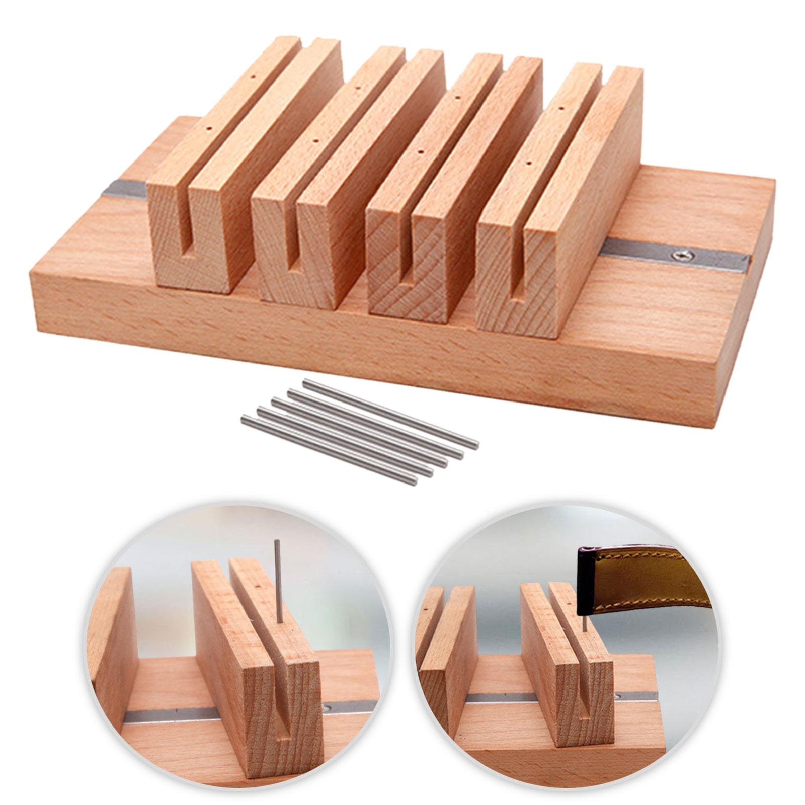 Leatherwork Hobby - Compact Wooden Side Oil Drying Rack