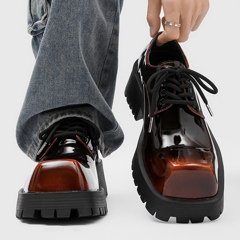 Men's thick soled leather shoe - Leatherwork Designs 评论和价格