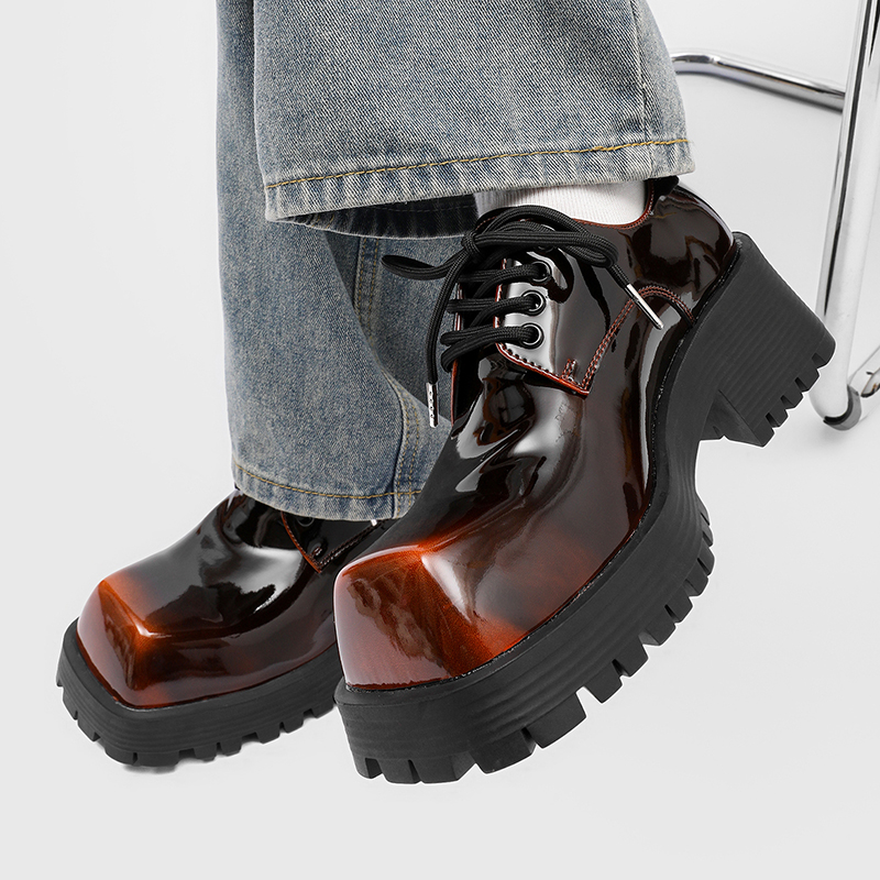 Men's thick soled leather shoe - Leatherwork Designs 评论和价格
