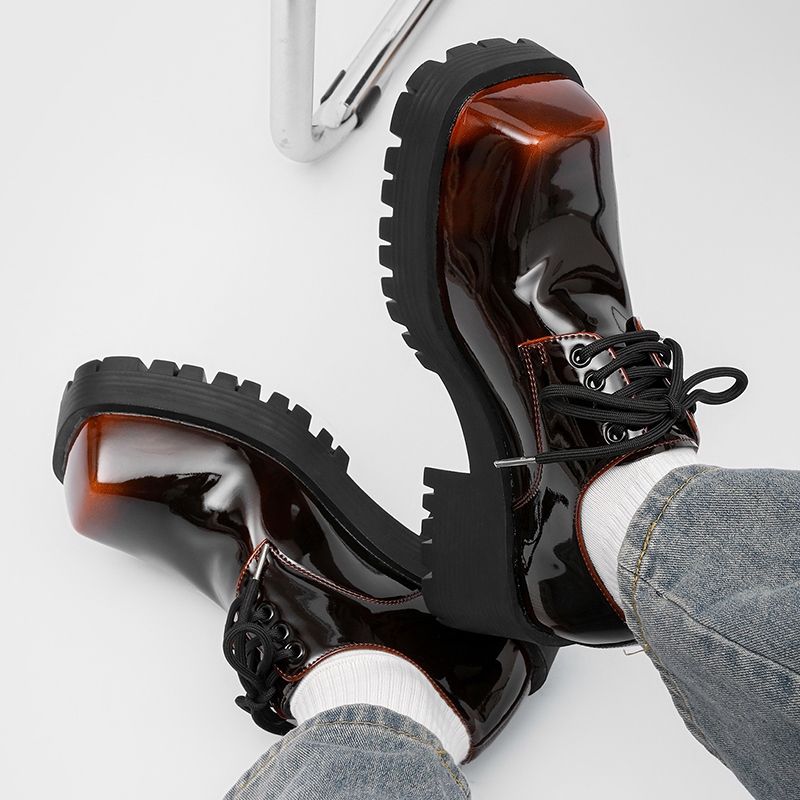 Men's thick soled leather shoe - Leatherwork Designs 评论和价格