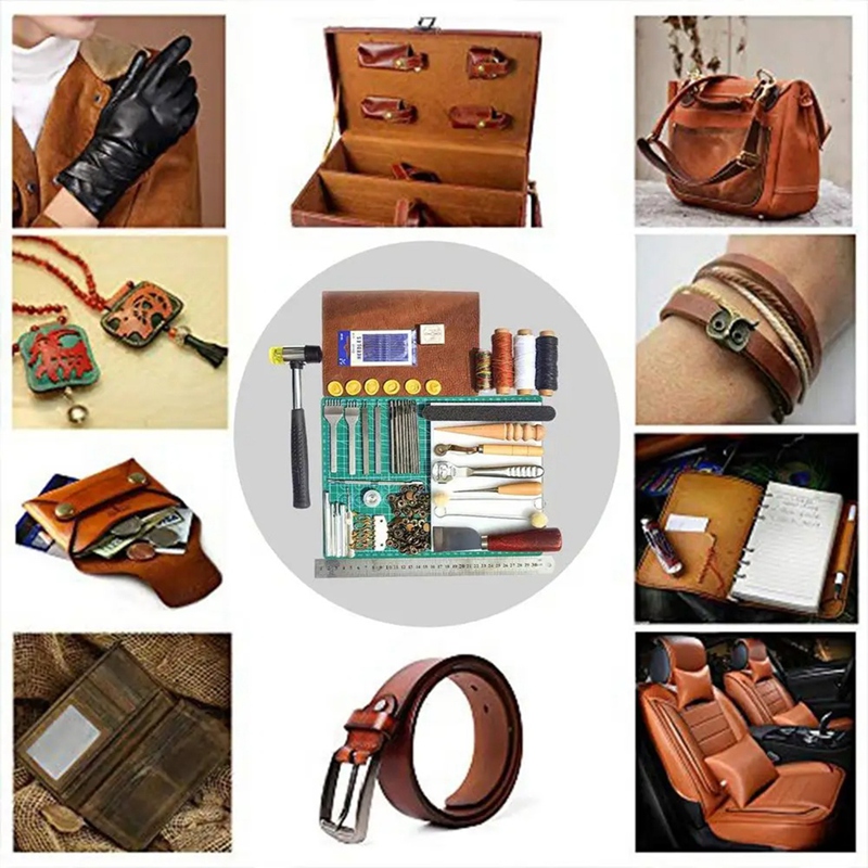 Leather Tool Set Leather Worki - Leatherwork Manual 评论和价格