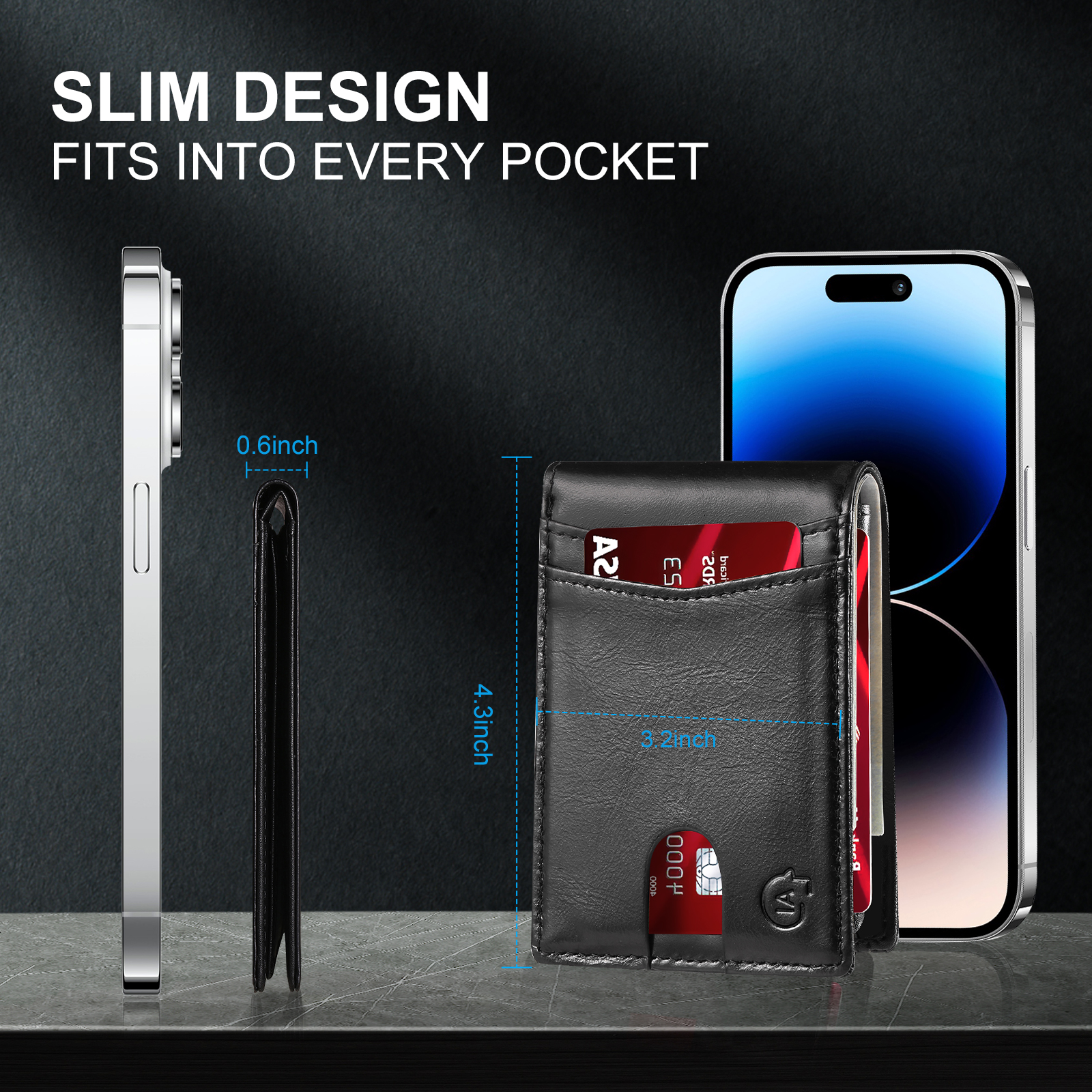 Smart GPS Wallet for Men Work  - Leather Work In My Area 评论和价格