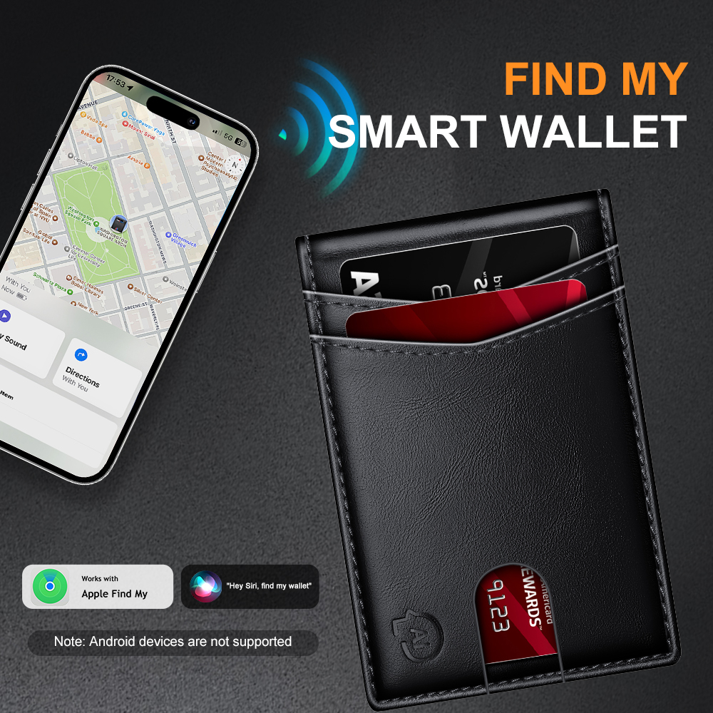 Smart GPS Wallet for Men Work  - Leather Work In My Area 评论和价格
