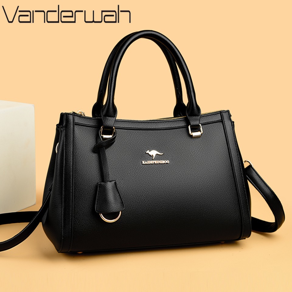 Kangaroo Brand Soft Pu Leather - Leather Work Handbags For Women 评论和价格
