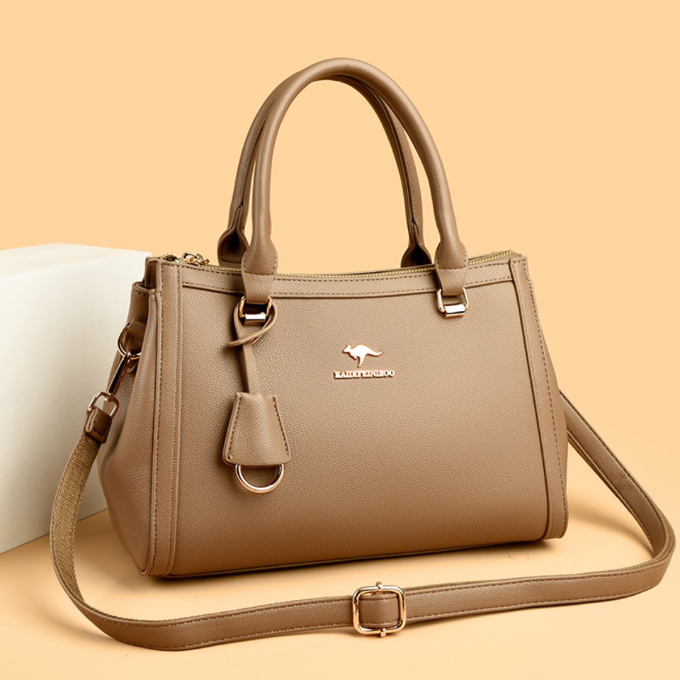 Kangaroo Brand Soft Pu Leather - Leather Work Handbags For Women 评论和价格