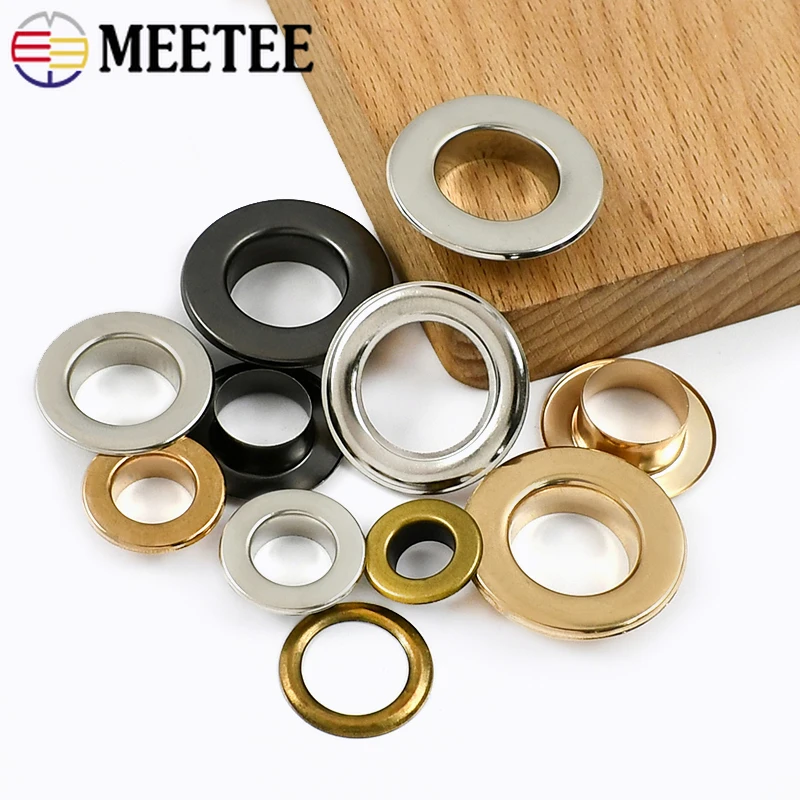 50Pcs 3.5-15mm Metal Eyelet O  - Leatherwork Hardware 评论和价格