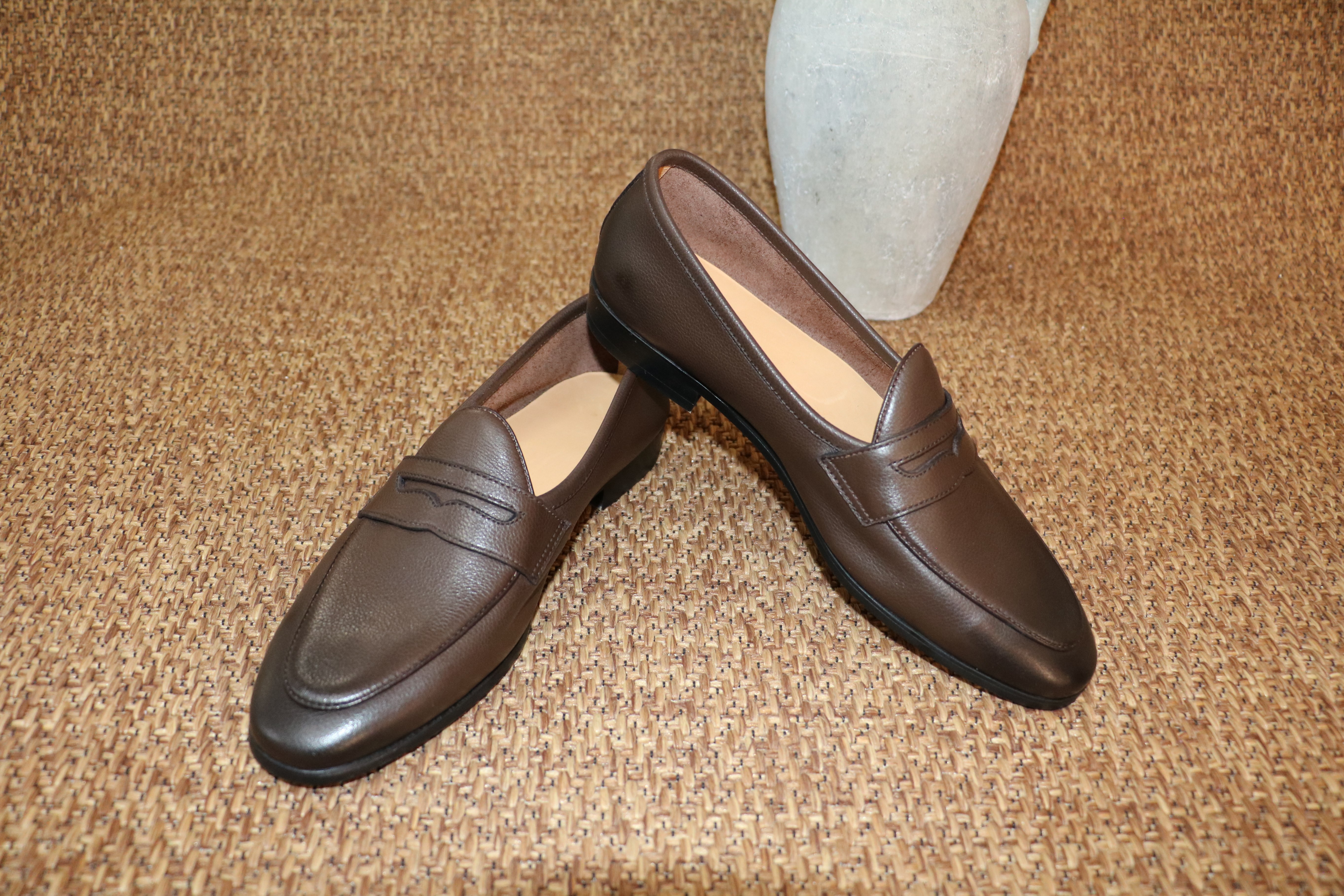 26 Calf leather Slip-On Loafer - Leatherwork Designs 评论和价格