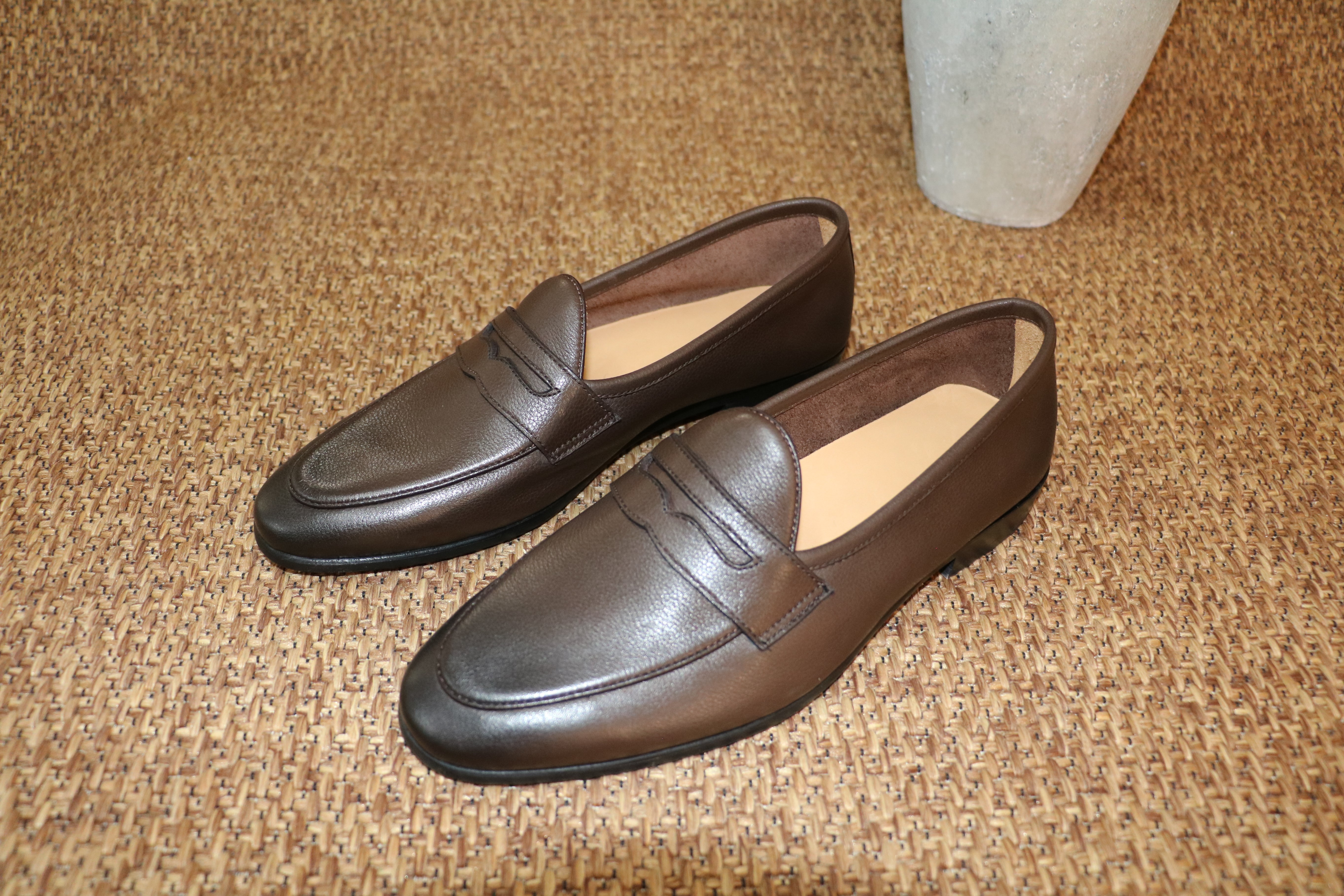 26 Calf leather Slip-On Loafer - Leatherwork Designs 评论和价格