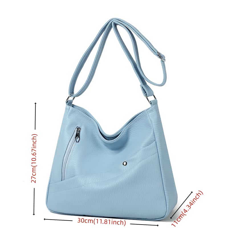 Women's PU Leather Crossbody B - Leather Work Handbags For Women 评论和价格
