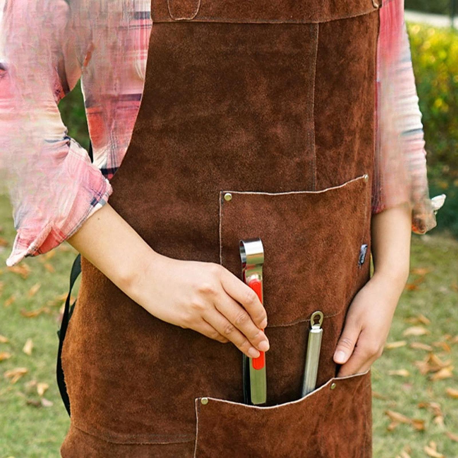 Workshop Garage Apron Work Apr - Leather Work Japan 评论和价格