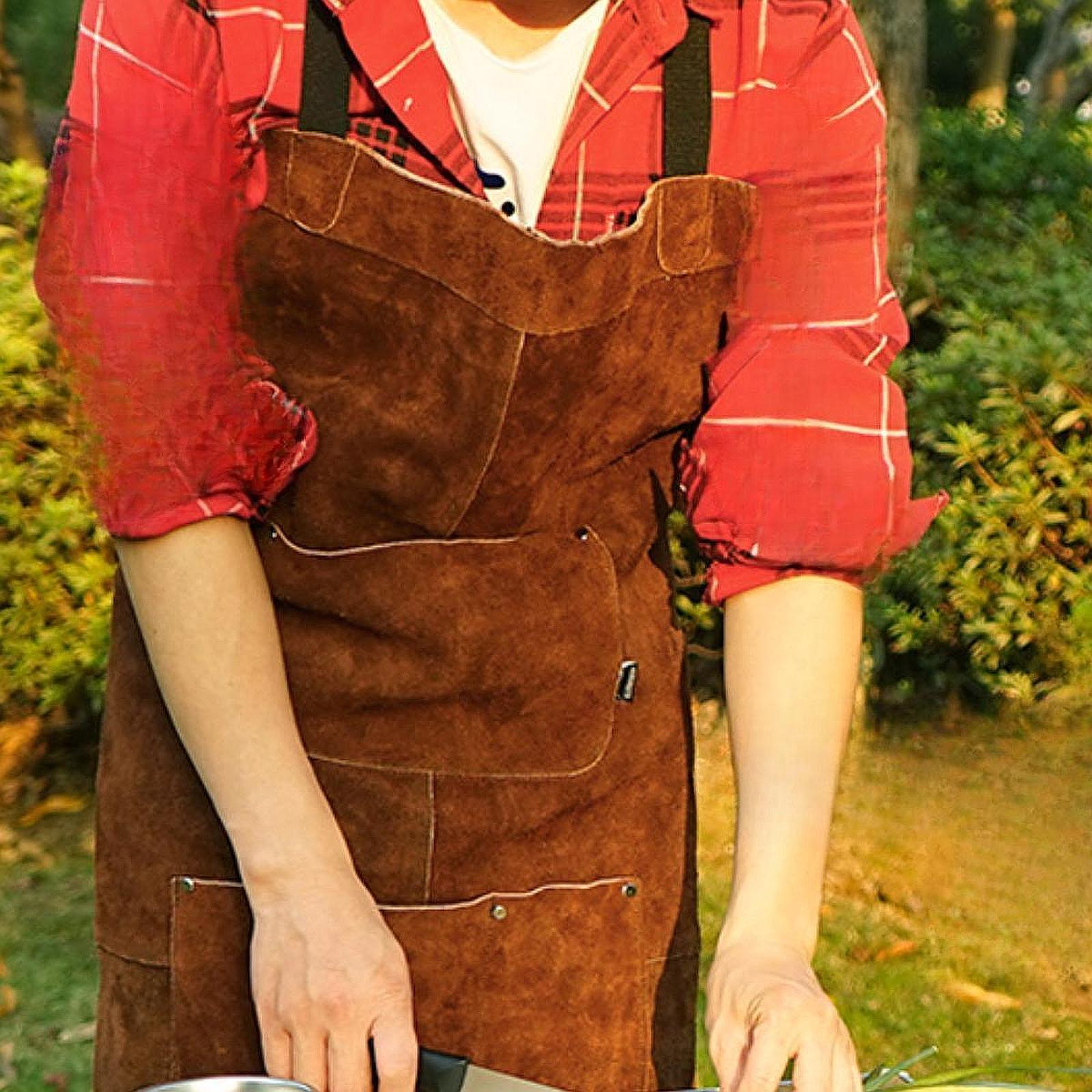 Workshop Garage Apron Work Apr - Leather Work Japan 评论和价格