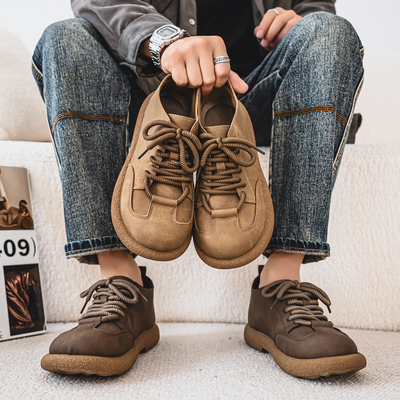 Men Casual Shoes Big Head Clas - Leatherwork Designs 评论和价格