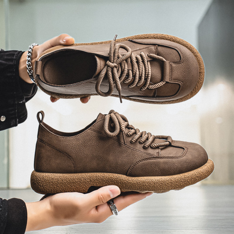 Men Casual Shoes Big Head Clas - Leatherwork Designs 评论和价格