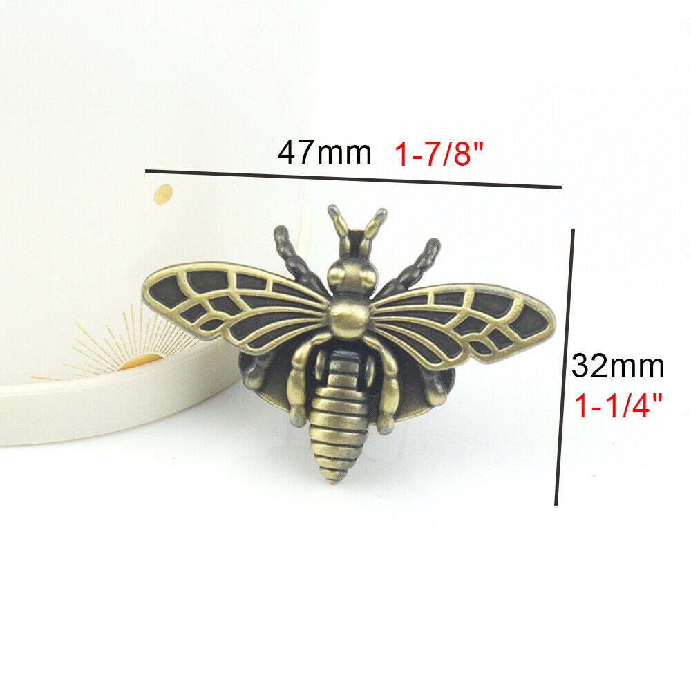 Metal Bee Shape Turn Lock Retr - Leatherwork Hardware 评论和价格
