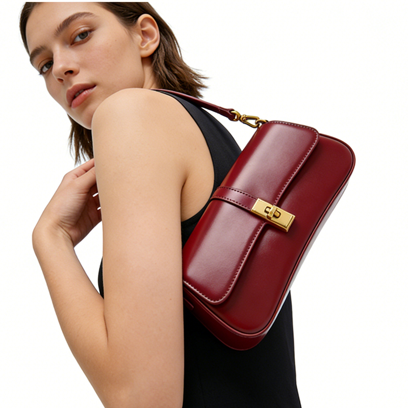 BURMINSA Genuine Leather Cross - Leather Work Handbags For Women 评论和价格