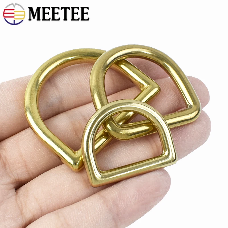 2/5Pcs 13-44mm Solid Brass D R - Leatherwork Hardware 评论和价格