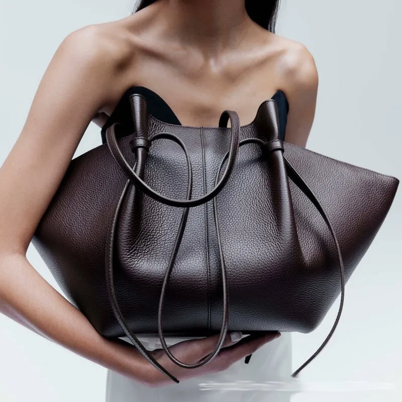 Women Leather Shoulder Bag Dum - Leather Work Handbags For Women 评论和价格