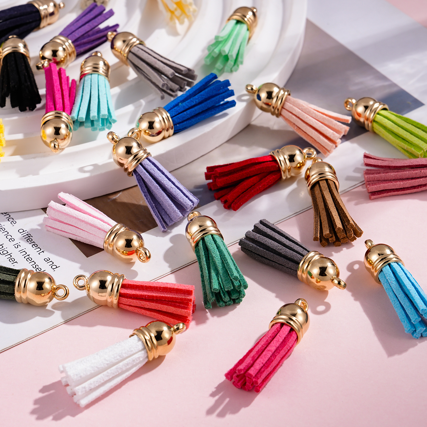 20pcs/Lots Tassel Synthetic Su - Leatherwork Beginner 评论和价格
