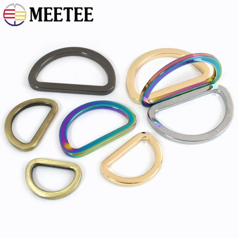 50Pcs 16-38mm D Rings Metal Bu - Leatherwork Hardware 评论和价格