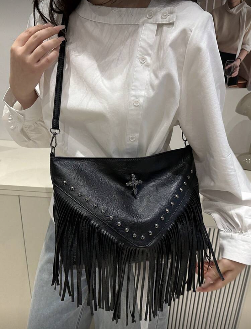 Fashionable Retro Leather Cros - Leather Work Handbags For Women 评论和价格