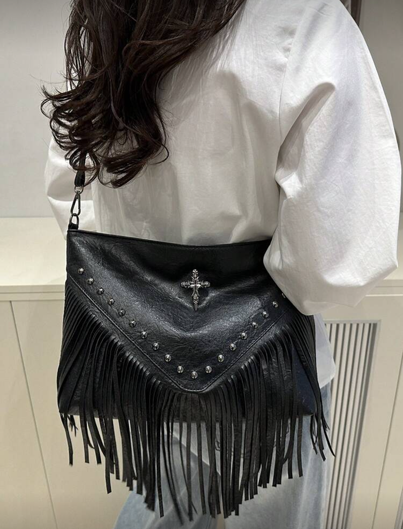 Fashionable Retro Leather Cros - Leather Work Handbags For Women 评论和价格
