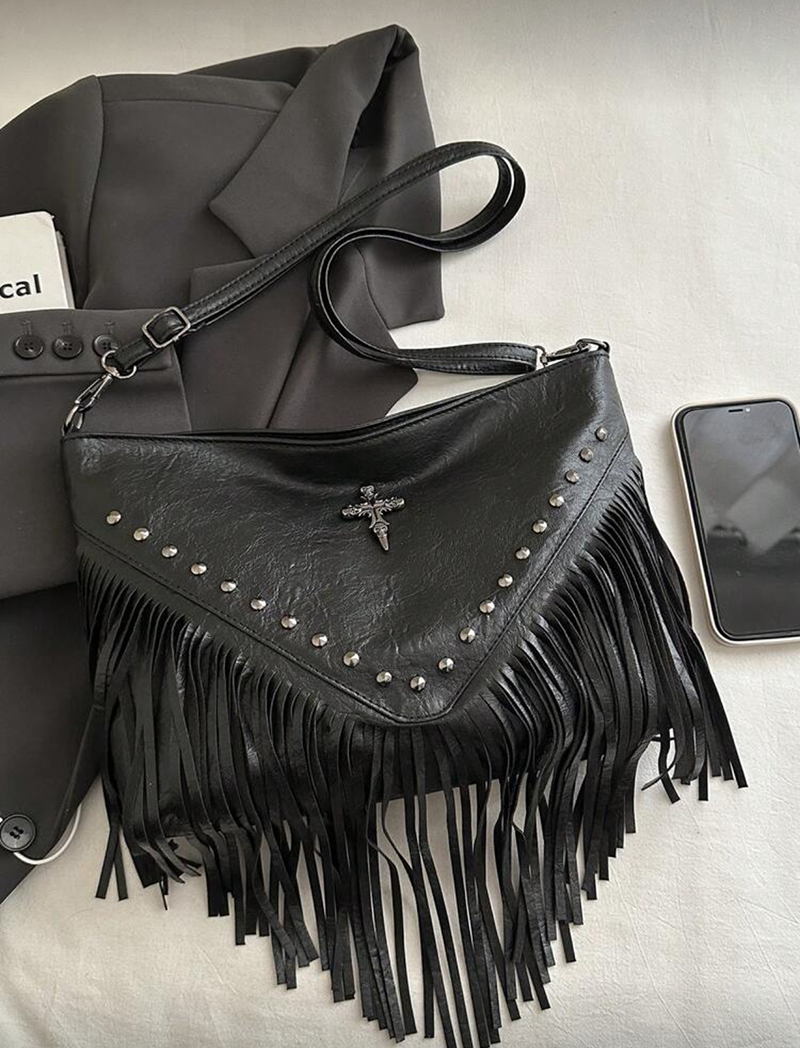 Fashionable Retro Leather Cros - Leather Work Handbags For Women 评论和价格