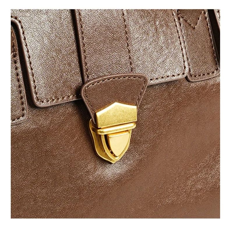 Women's Leather Briefcase: Cro - Leather Work Japan 评论和价格