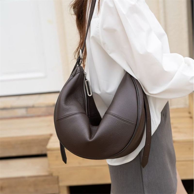 BURMINSA Soft Genuine Leather  - Leather Work Handbags For Women 评论和价格
