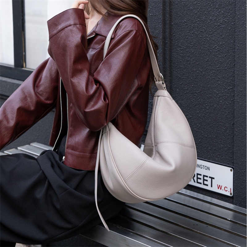 BURMINSA Soft Genuine Leather  - Leather Work Handbags For Women 评论和价格