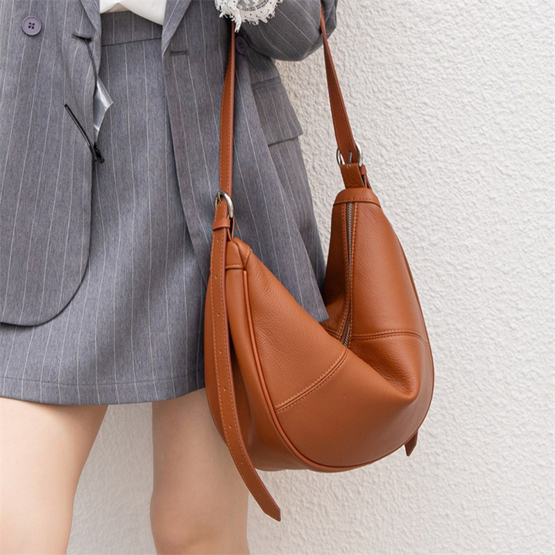BURMINSA Soft Genuine Leather  - Leather Work Handbags For Women 评论和价格