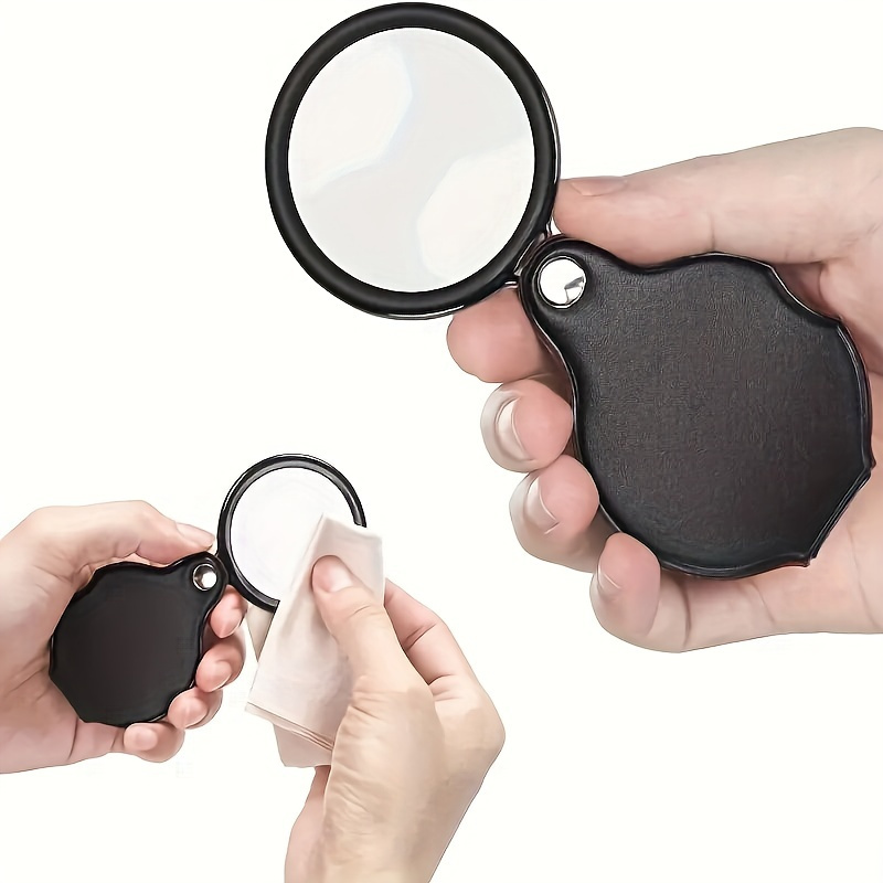 Portable Mini Folding Magnifie - Leatherwork Hobby 评论和价格