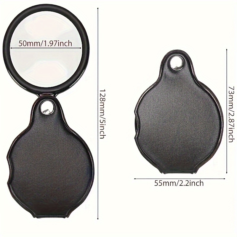 Portable Mini Folding Magnifie - Leatherwork Hobby 评论和价格