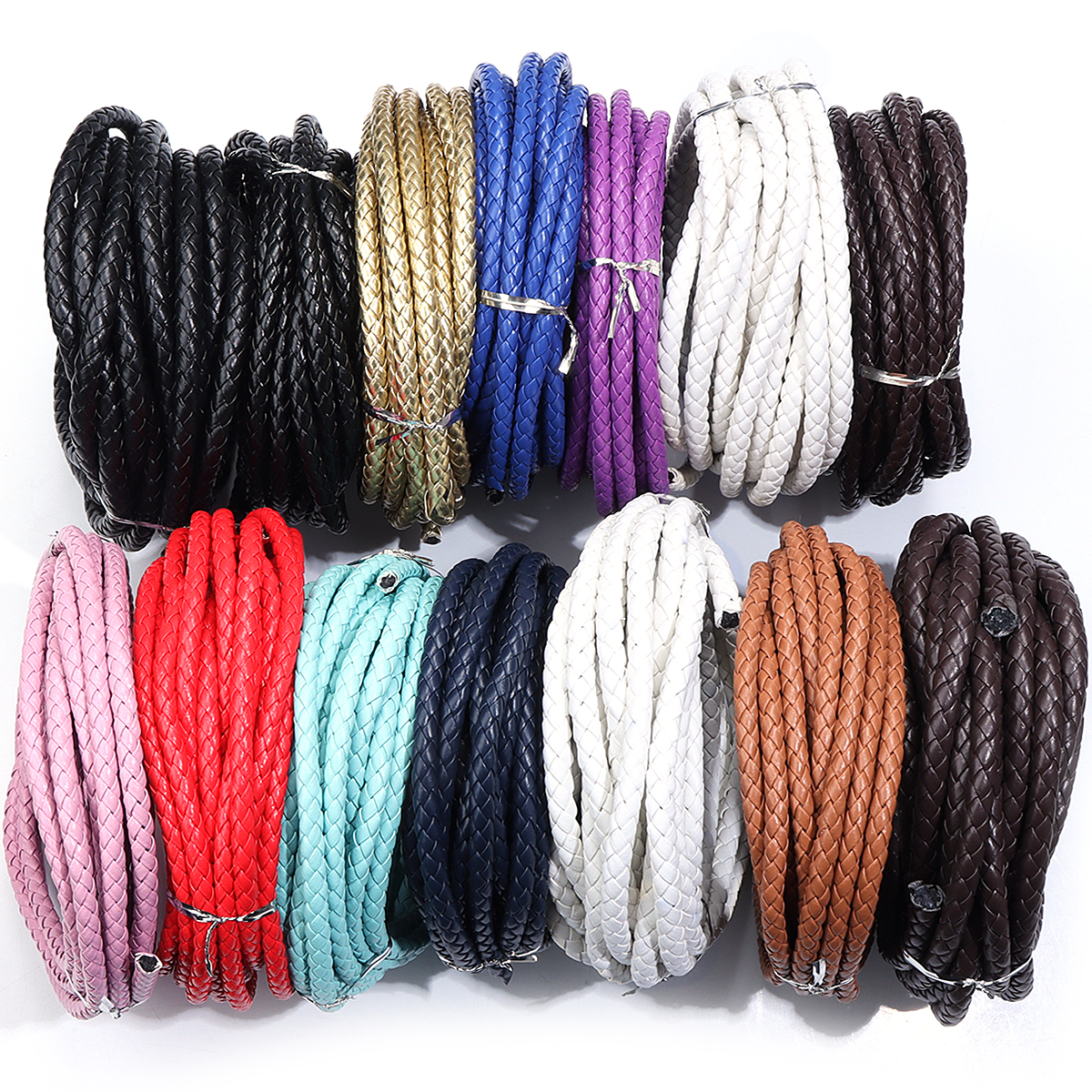 5 Yards/lot 6/7mm Braided Leat - Leatherwork Beginner 评论和价格