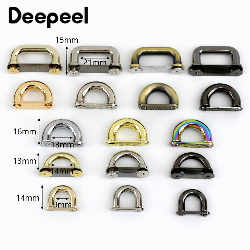Deepeel 5/10Pcs Metal Buckles  - Leatherwork Hardware 评论和价格