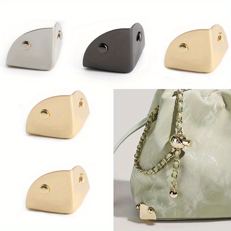 4PCS Metal Triangle Corner Pro - Leatherwork Hardware 评论和价格