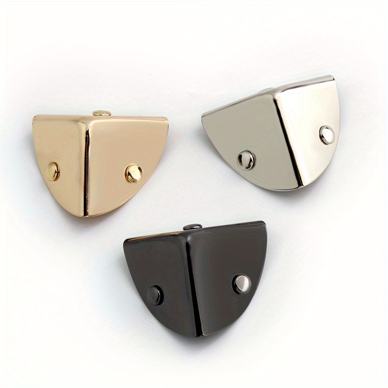 4PCS Metal Triangle Corner Pro - Leatherwork Hardware 评论和价格